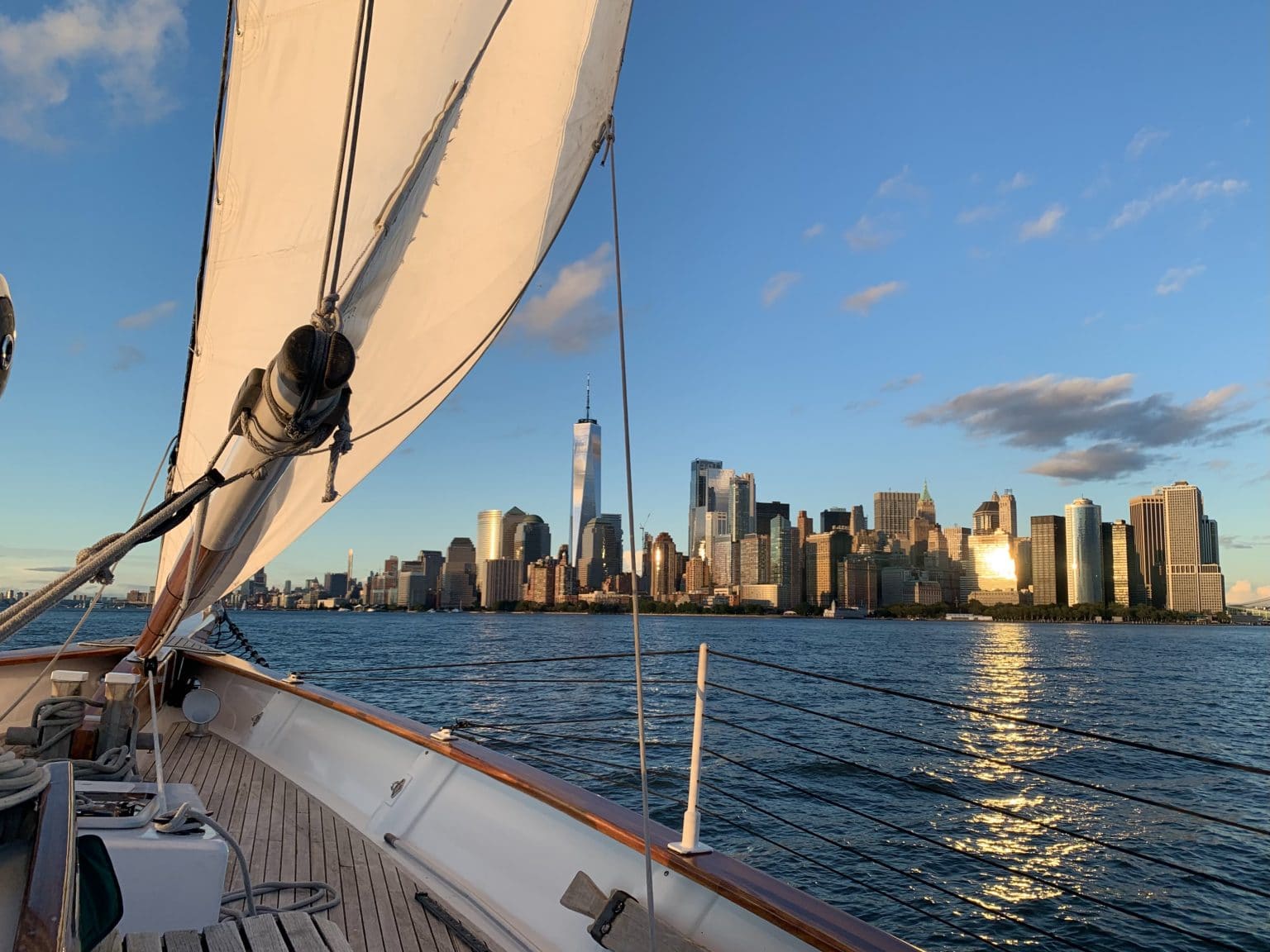 sunset sailboat cruise nyc