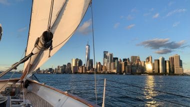 Sunset cruise in NYC