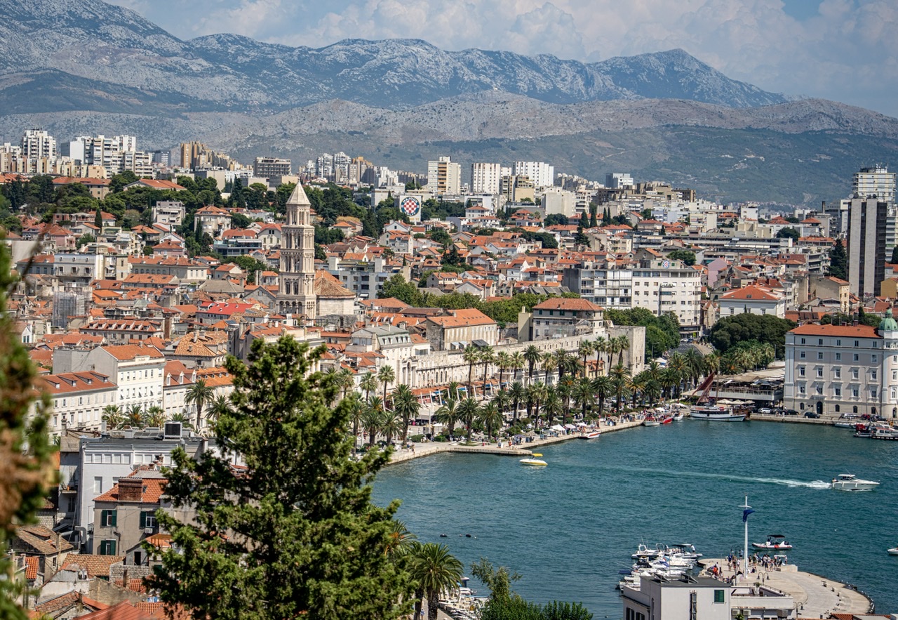 Split  Adriatic Coast, Roman Ruins & Mediterranean Climate