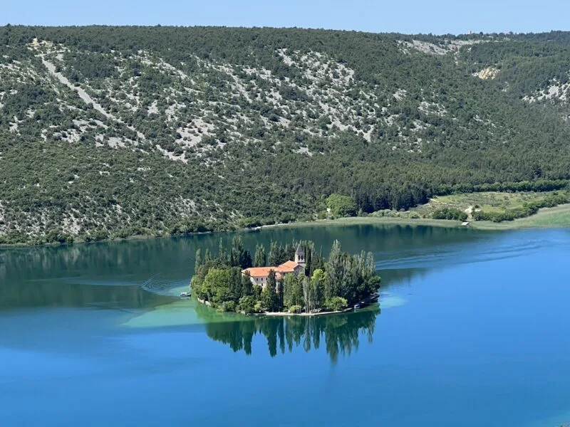 Visovac Monastery in Krka National Park