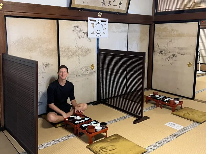 Breakfast at a Buddhist Monastery in Koyasan Japan
