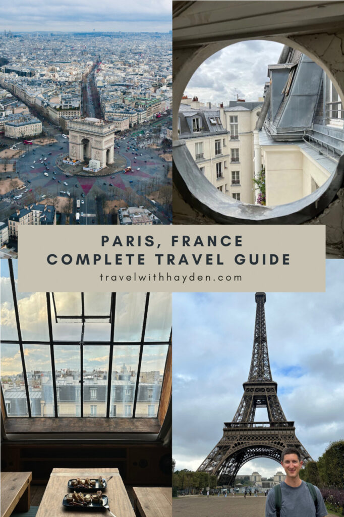 Paris Travel Guide Pinterest Pin