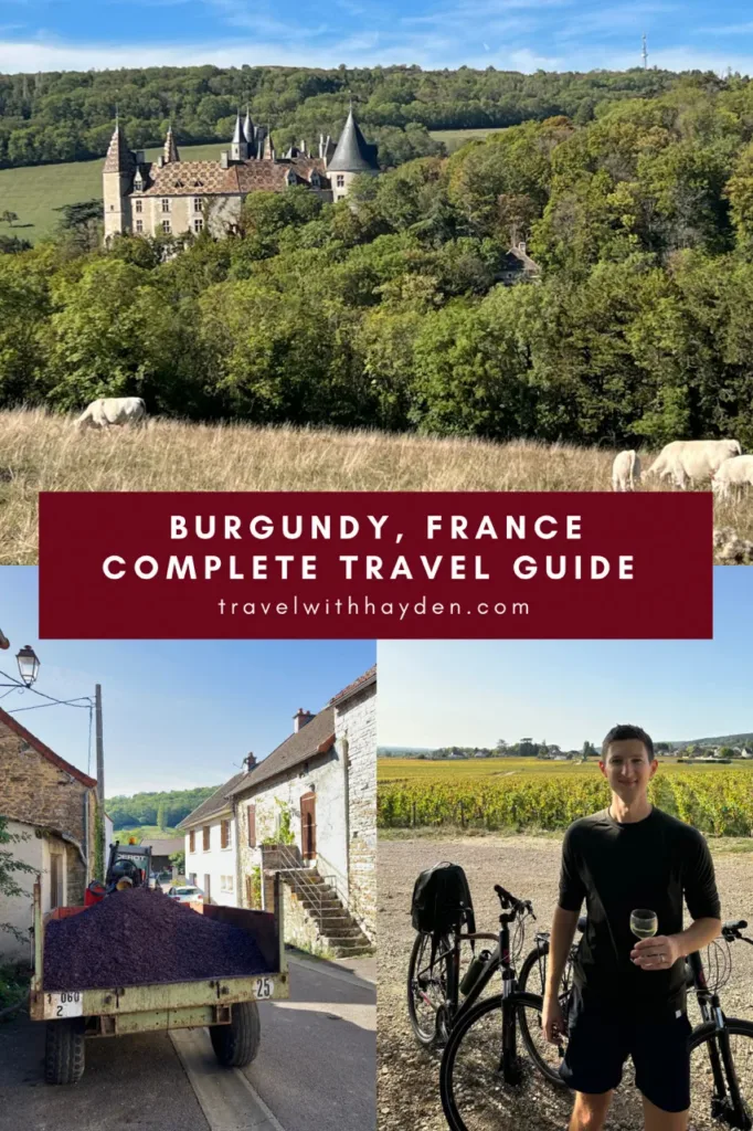 Burgundy France Travel Guide Pin