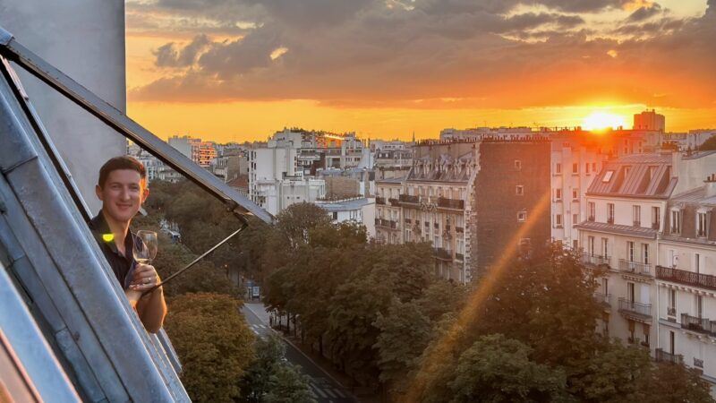 Overlooking Paris France
