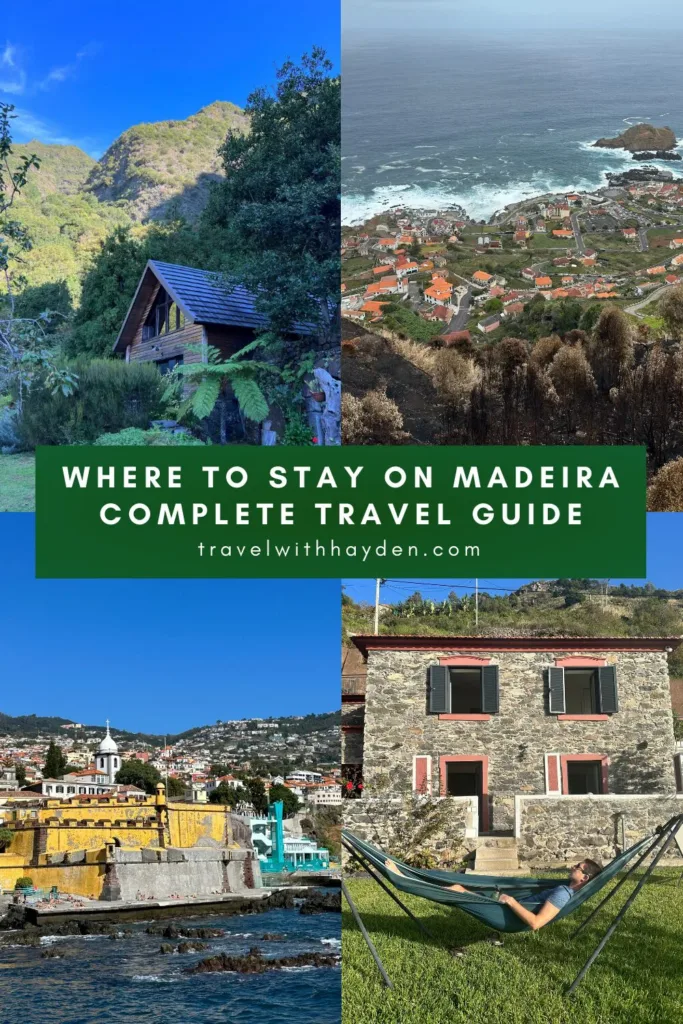 Where to Stay in Madeira Pin