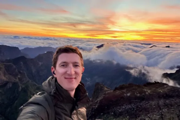 Sunset at Pico do Ruivo in Madeira, one of the best things to do in Madeira