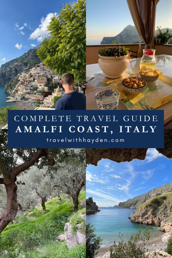 Amalfi Coast Guide Pinterest Pin