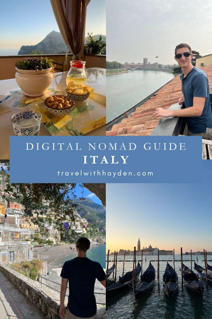 Italy for Digital Nomads Pinterest Pin