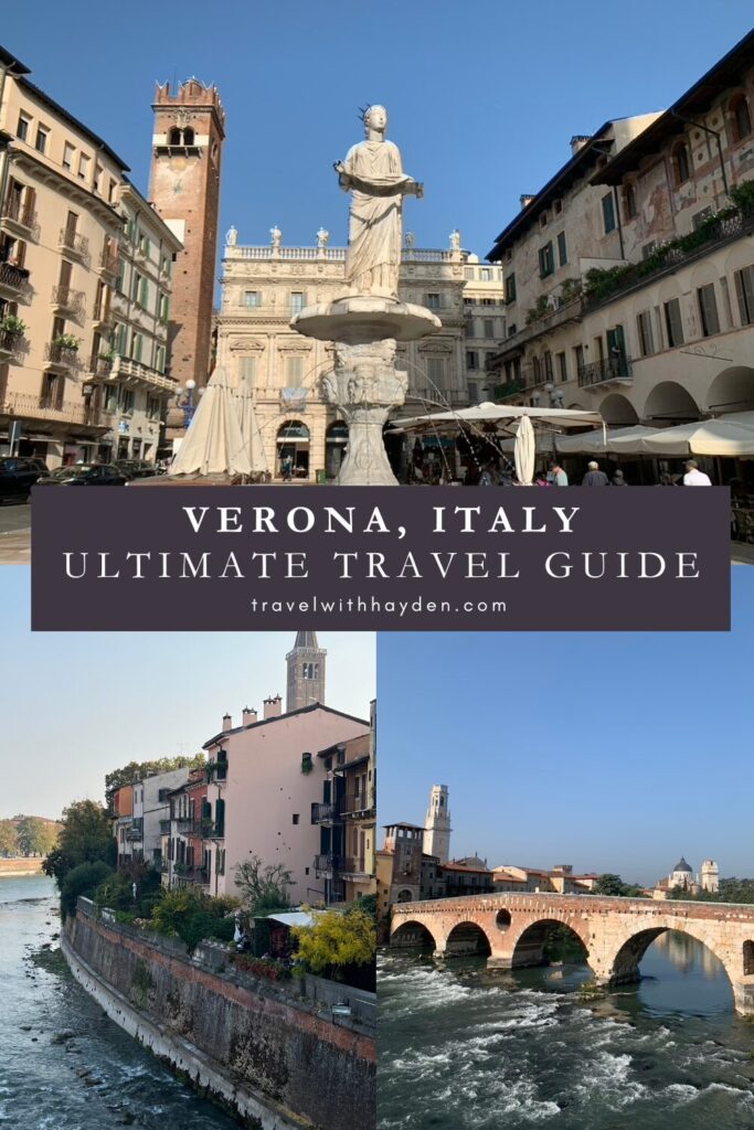 Verona Italy Travel Guide Pinterest Pin
