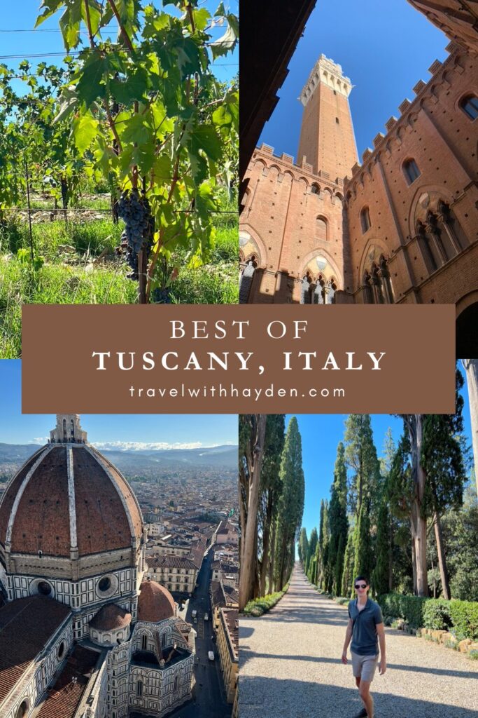 Tuscany Italy Complete Travel Guide Pin