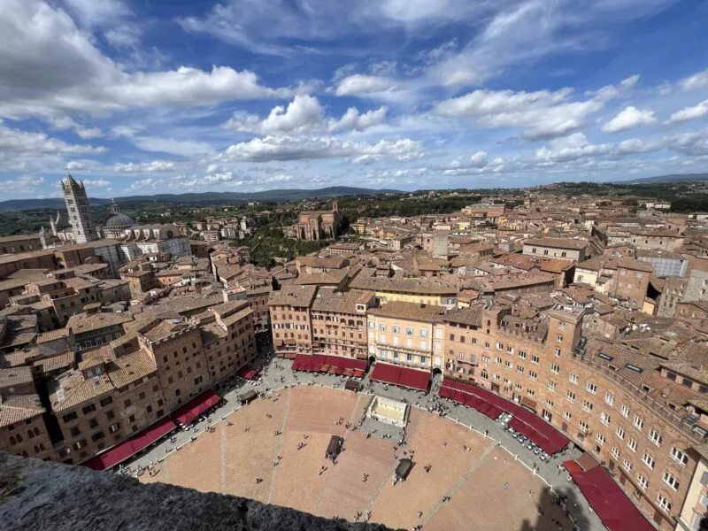 Siena in Tuscany Italy