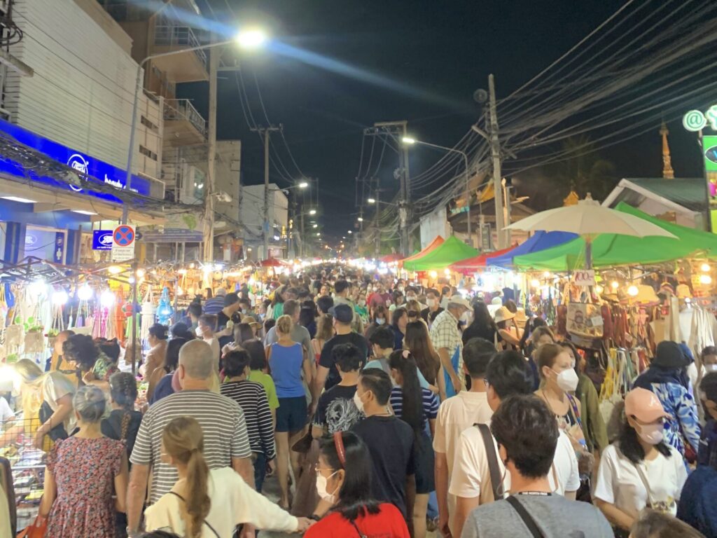 Night Market in Chiang Mai Thailand