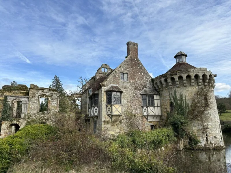 Scotney Castle in East Sussex England