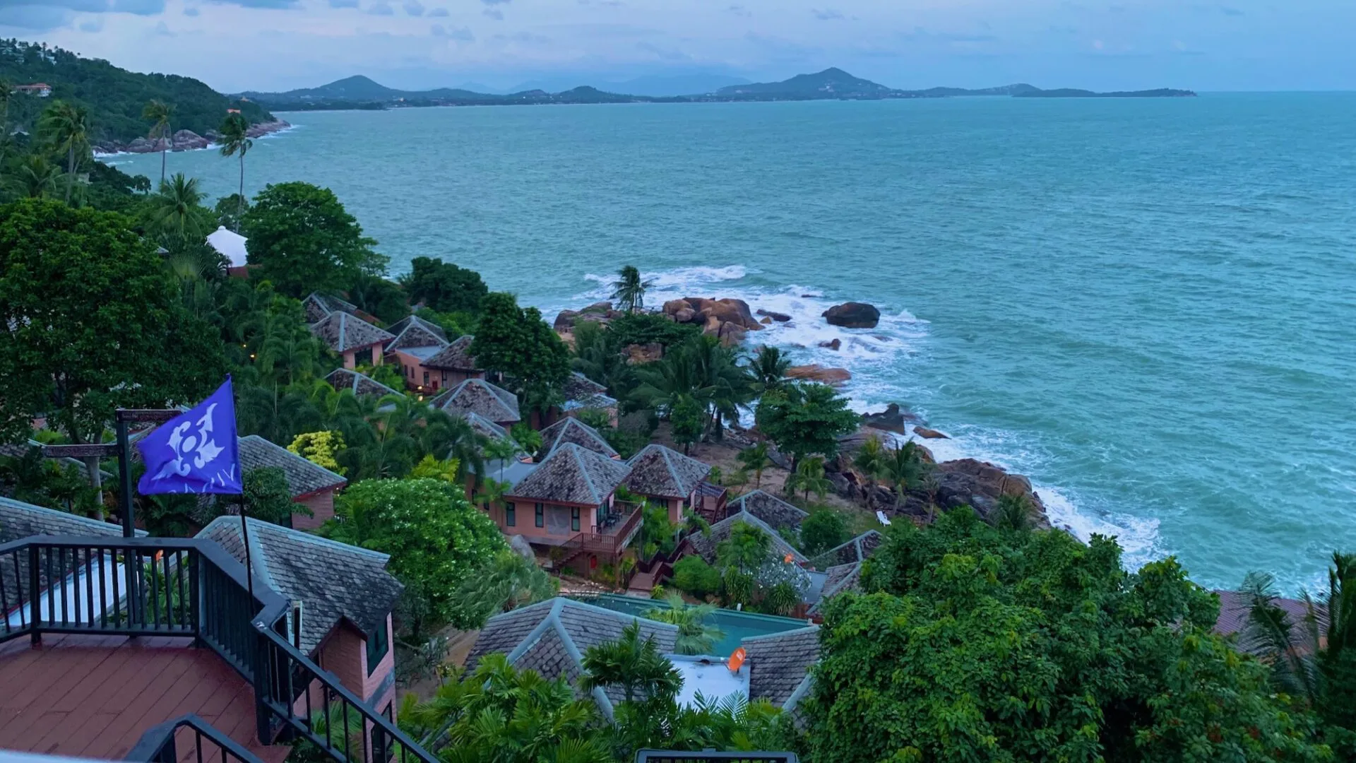views of the ocean from Koh Samui Thailand
