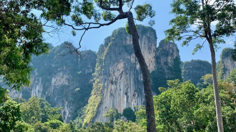 limestone cliffs in Krabi Thailand