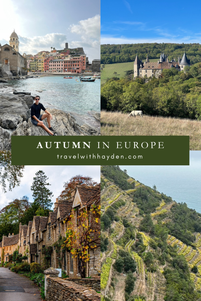 Best Places to Visit in Europe this Autumn/Fall Pin