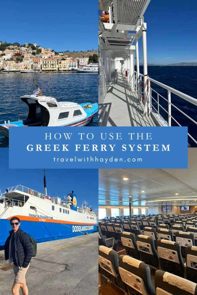 Island Hopping using the Greek Ferry System Pin