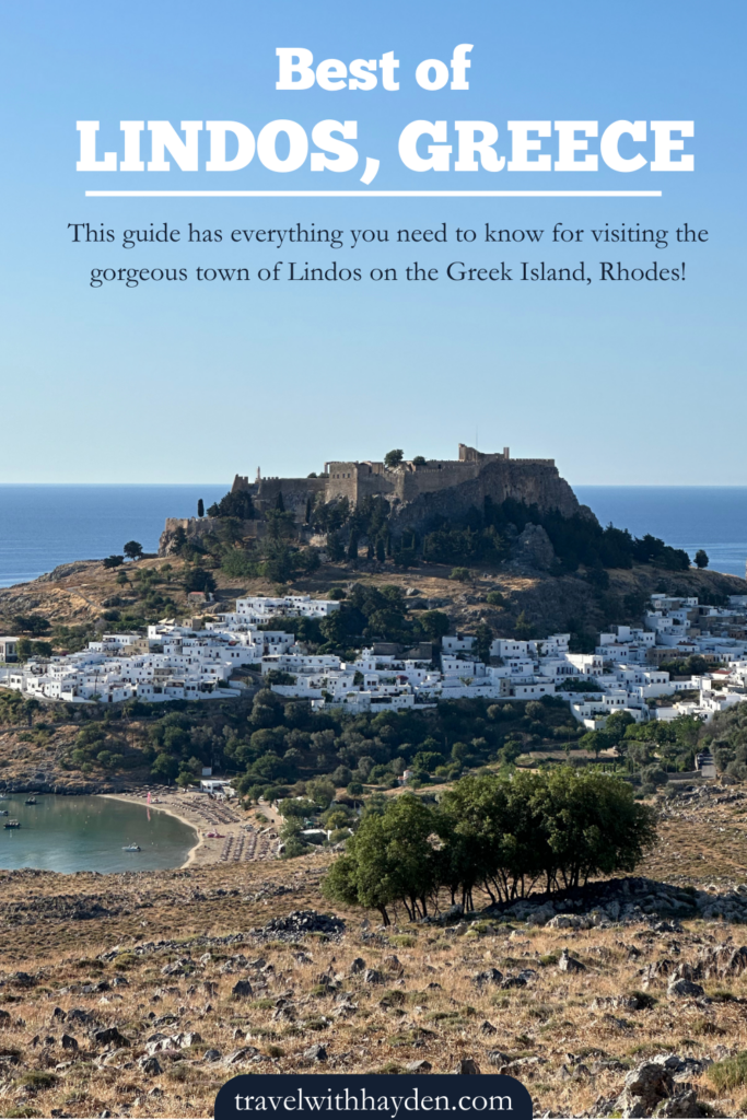 Lindos Greece Rhodes Pinterest Pin