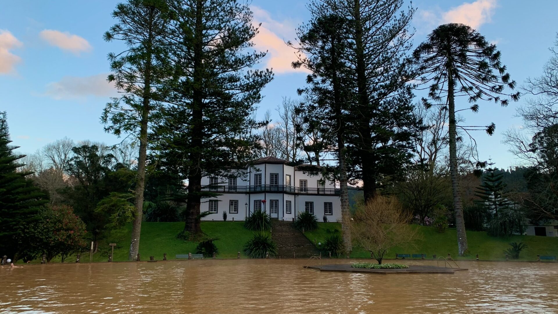 Parque Terra Nostra in the Azores Hot Springs