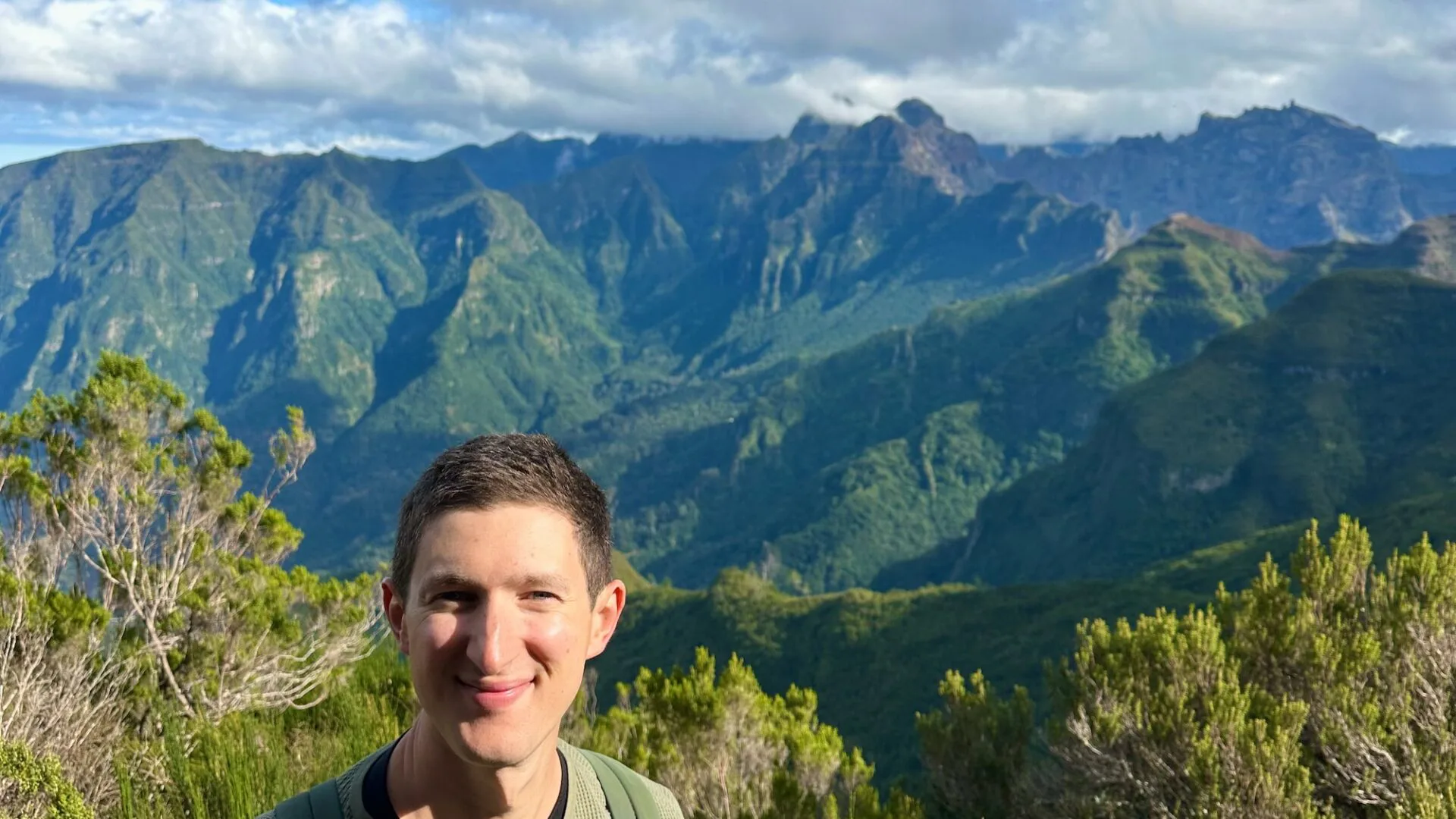 incredible mountains view in Madeira Portugal