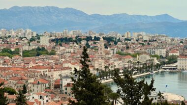 views of the city of Split Croatia