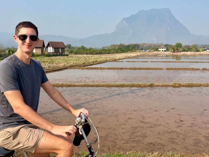 Biking in Chiang Dao with bikes provided at Dara Dao Resort