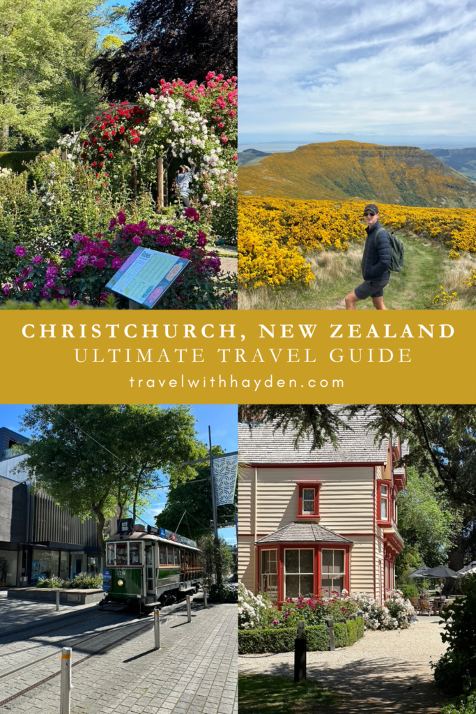 Christchurch Complete Travel Guide Pinterest Pin