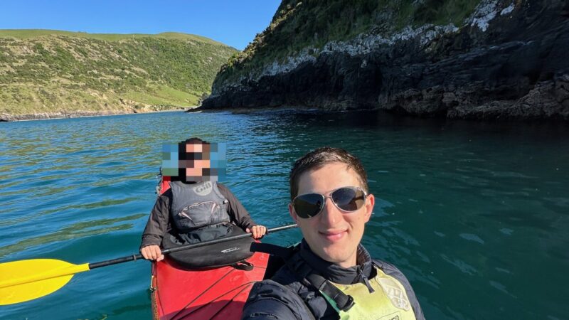 sea kayaking in Akaroa
