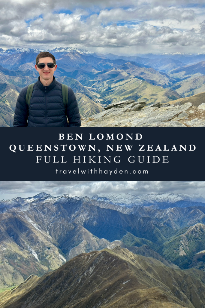 Ben Lomond Hike Track Queenstown Pinterest Pin