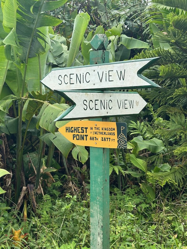 a sign post with different directions