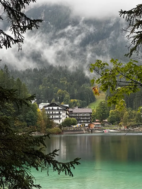 autumn colors on Lake Eibsee Germany