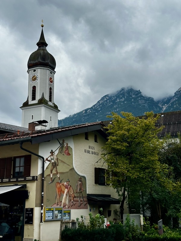 downtown old town Garmisch-Partenkirchen