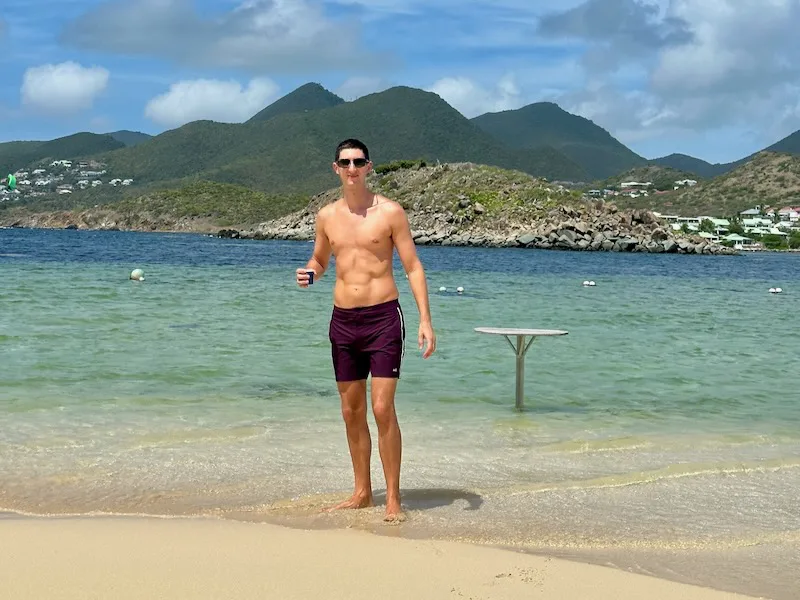 Pinel Island St Martin on Private Catamaran Boat Day Trip