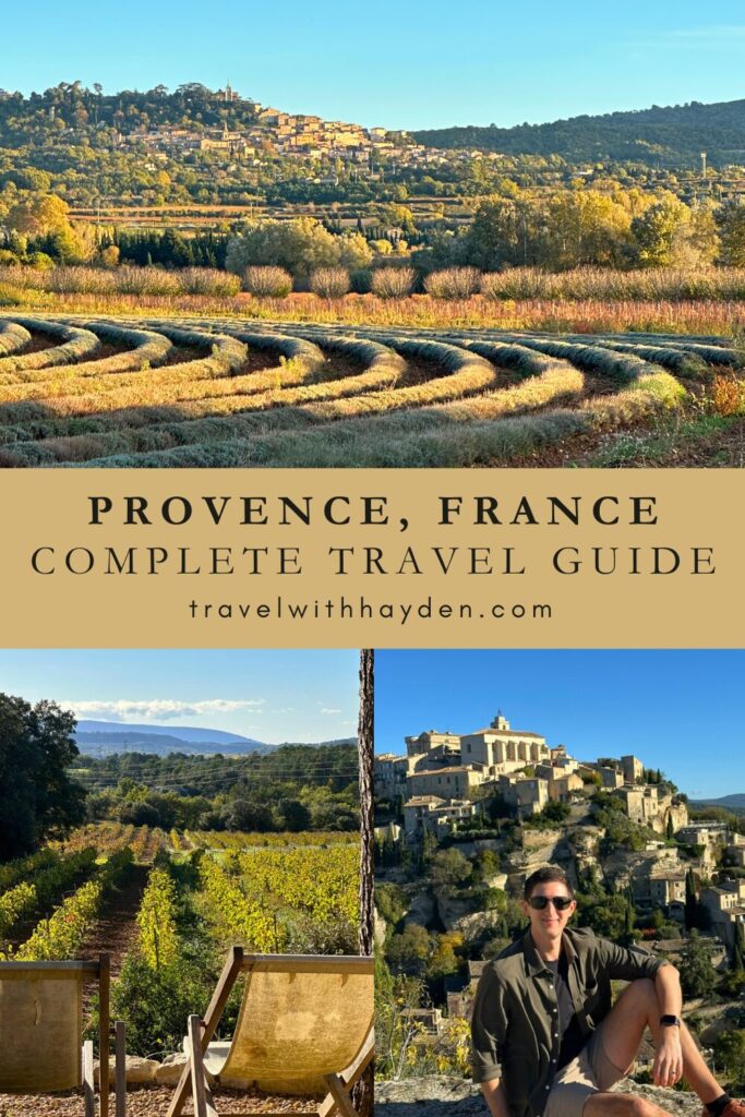 ultimate Provence travel guide and tips for visiting pin