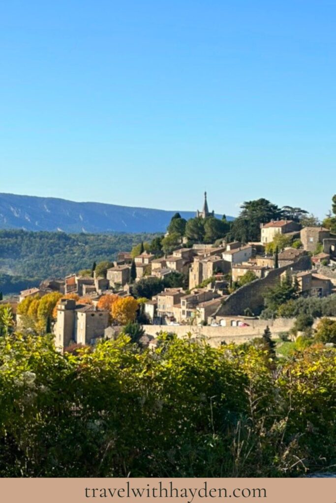Bonnieux hilltop towns in Provence France