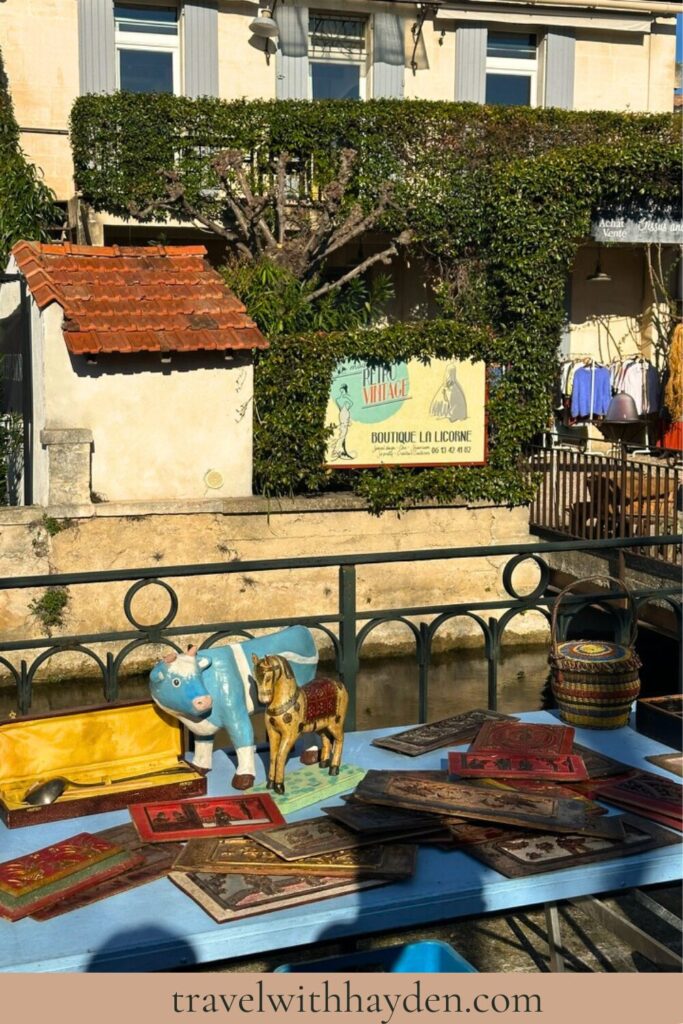 Quaint shop by a canal