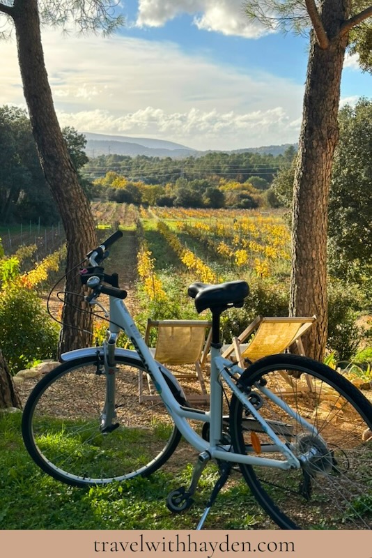 biking through what to do in the French provence countryside