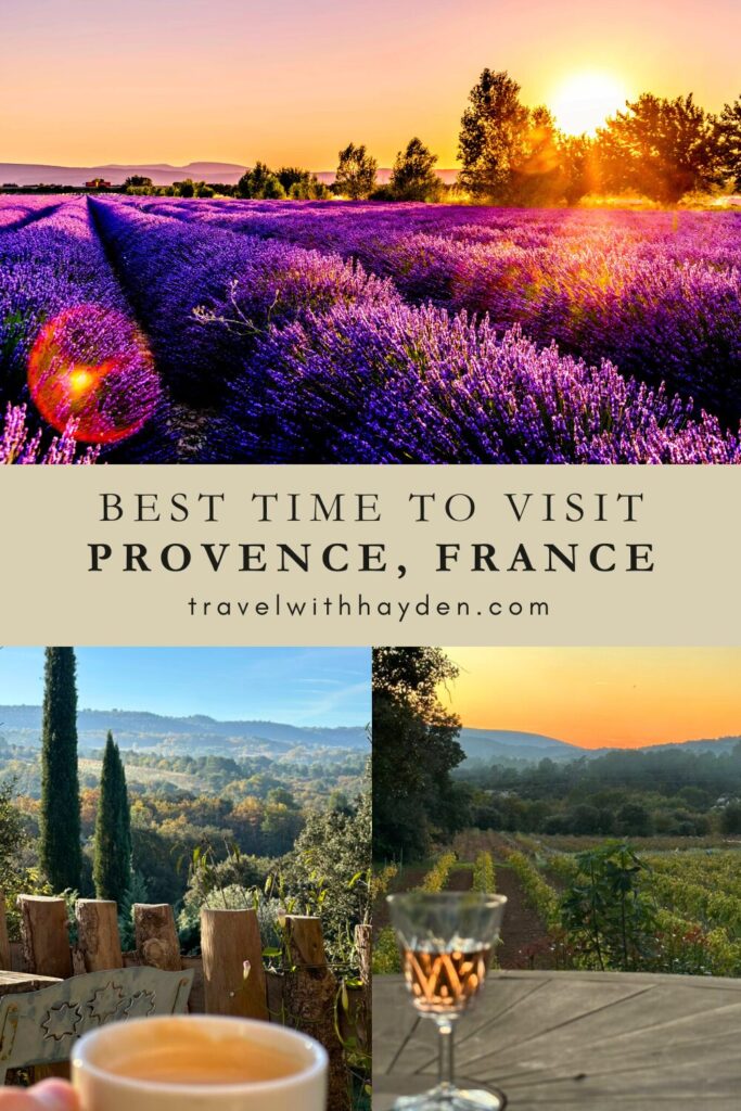 best time of year to go to Provence France