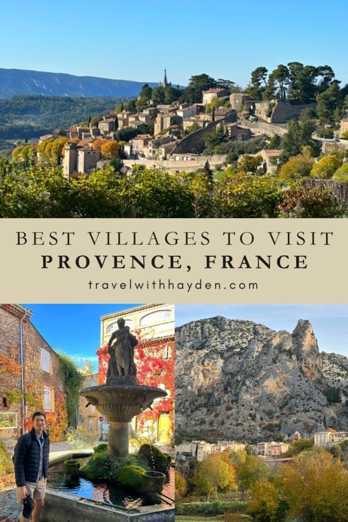 Scenic villages in Provence, France.