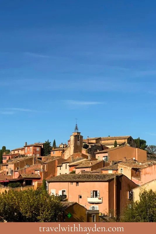 Roussillon Provence town view