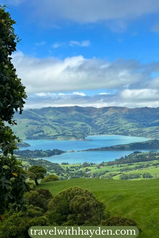views of Akaroa New Zealand