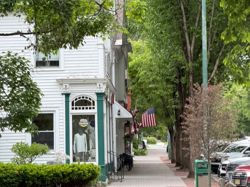 downtown Stockbridge in the Berkshires Massachusetts