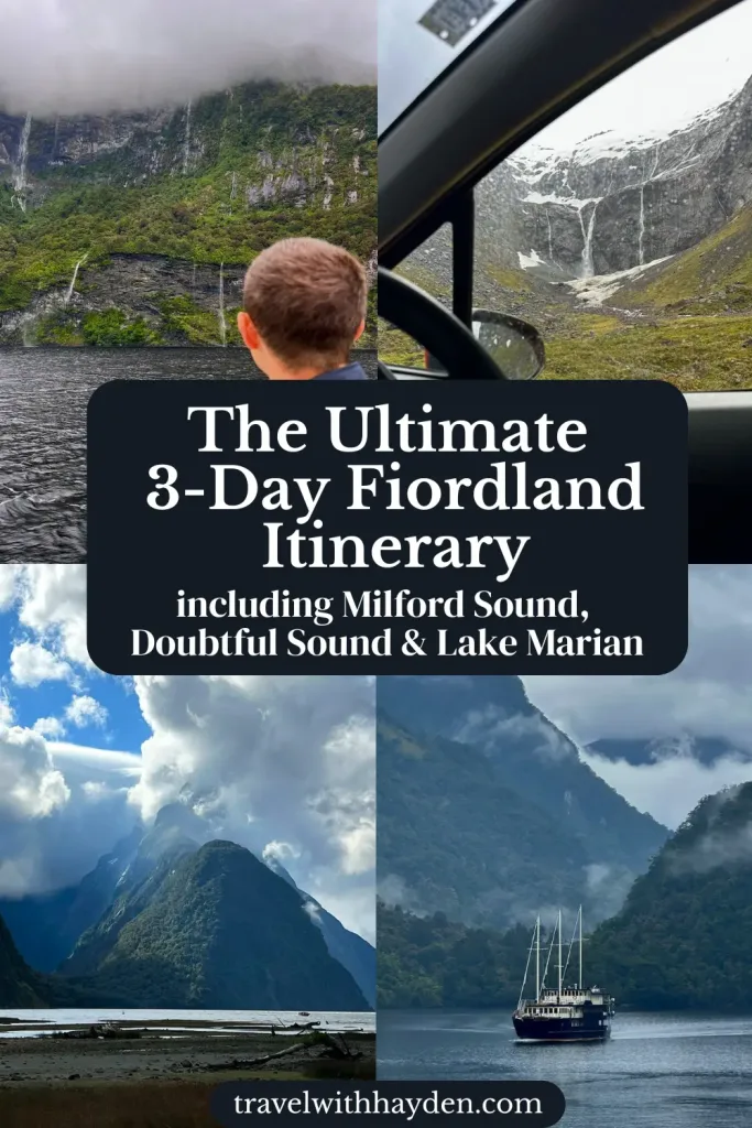 Views of Fiordland National Park during 3 day Itinerary in Milford Sound and Doubtful Sound