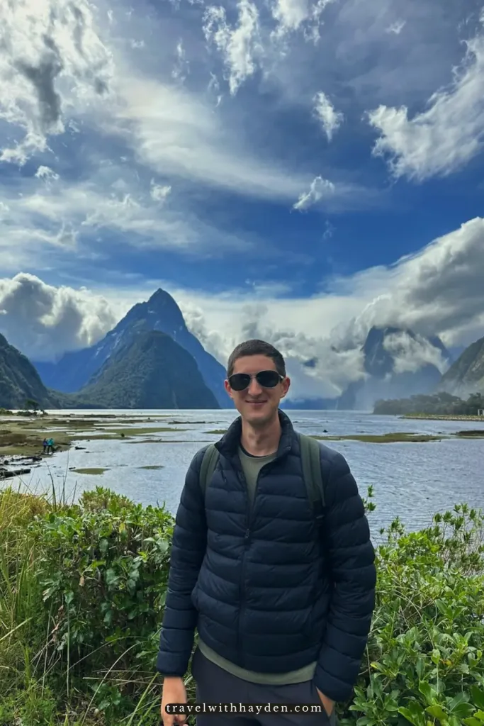 Hayden in Milford Sound