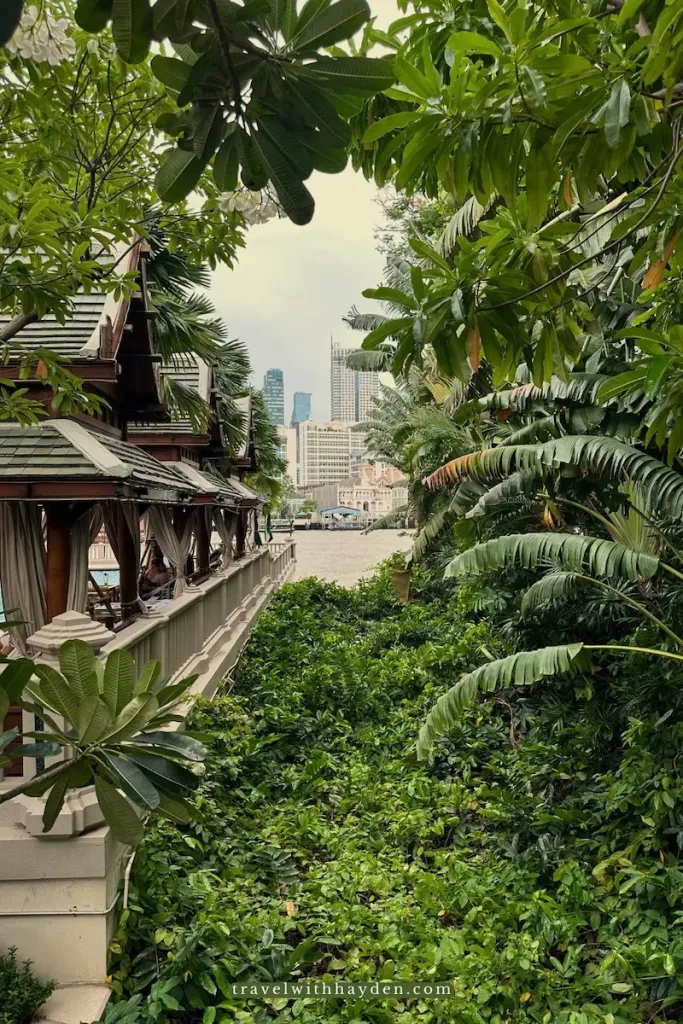 Jungle Views of The Peninsula Bangkok Luxury Hotel