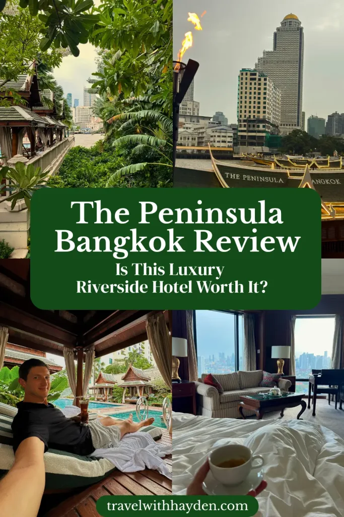 The Peninsula Bangkok Review Pinterest pin