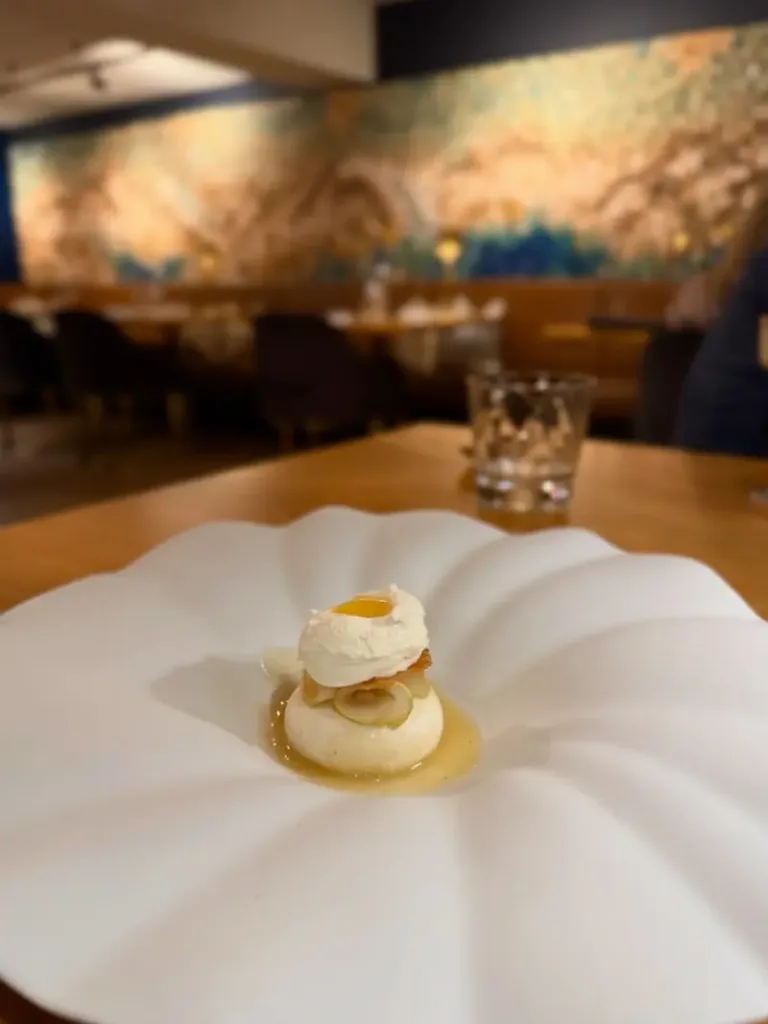 Dessert at Glacier Restaurant in Grindelwald