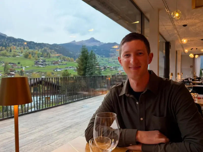 Dinner at Glacier Restaurant in Grindelwald