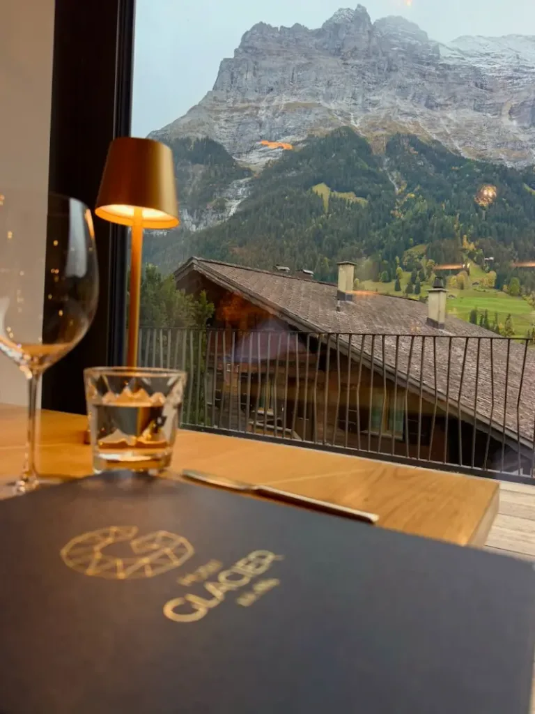 Eiger Views from Glacier Restaurant, Grindelwald